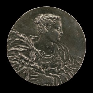Eine junge Frau aus Venedig in Kleid und Mantel, ca. 1563
