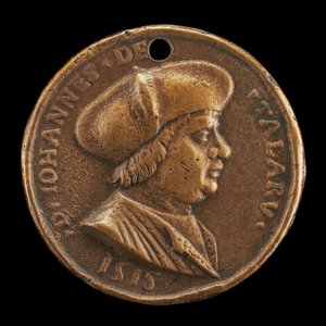 Jean de Talaru, gestorben 1550, Kanoniker von Fourvière 1517, 1518 von Medallist of 1518