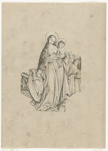 Maria mit Kind von Meester E.S.