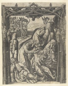 Christus am Ölberg von Meester IAM van Zwoll