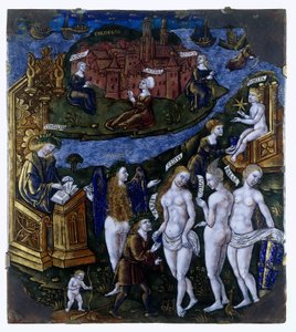 Plakette mit dem Urteil des Paris von Meester van de Aeneis (attributed to)