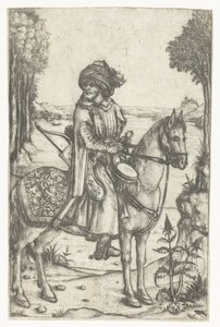 Türkischer Reiter von Meester van het Amsterdamse Kabinet