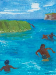 Sechs im Wasser, 2017