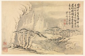Landschaften in verschiedenen Stilen nach alten Meistern, 1690 von Mei Qing