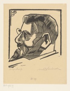 Porträt von David Wijnkoop von Meijer Bleekrode (signed by artist)
