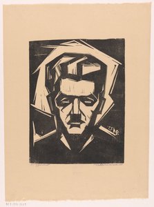 Selbstporträt von Meijer Bleekrode von Meijer Bleekrode (signed by artist)