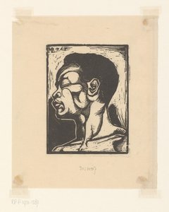Schwarzer Mann von Meijer Bleekrode (signed by artist)