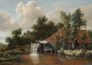 Eine Wassermühle