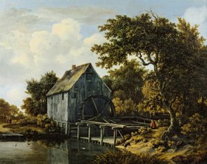 Die Wassermühle von Meindert Hobbema