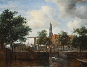 Das Haarlemer Schloss, Amsterdam, ca. 1663-35 von Meindert Hobbema