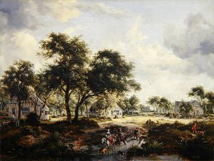 Waldlandschaft von Meindert Hobbema