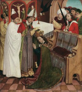 Krönung des hl. Oswald von Meister der Oswaldlegende
