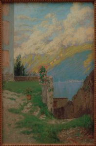 Blick auf den Gardasee von Melchior Lechter