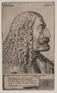 Porträt von Albrecht Dürer von Melchior Lorck