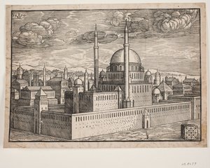 Wahrscheinlich die Selim-I.-Moschee von Melchior Lorck