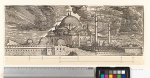 Die Suleimanyie-Moschee, vom Nordosten gesehen