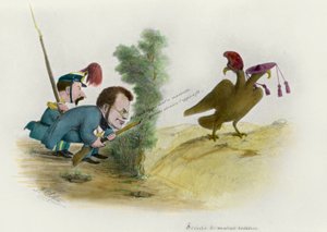Die Römische Frage: Karikatur des Grafen von Cavour, ca. 1860 von Melchiorre Delfico
