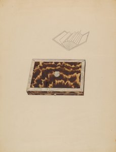 Kartenetui, ca. 1936