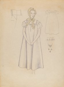 Nachthemd und Mütze von Melita Hofmann