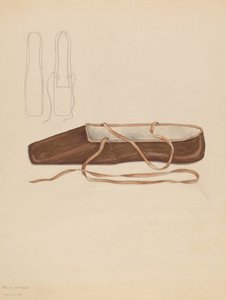 Pantoffel, ca. 1936 von Melita Hofmann