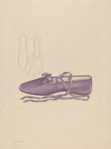 Pantoffel, ca. 1936 von Melita Hofmann