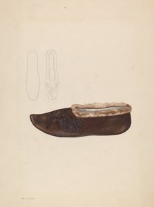Pantoffel, ca. 1936 von Melita Hofmann