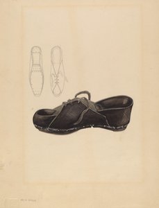 Frauenholzschuh von Melita Hofmann