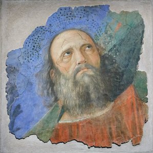 Apostelkopf, ca. 1480
