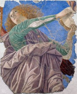 Musizierender Engel von Melozzo da Forli, ca. 1480 (Fresko) von Melozzo da Forli