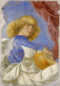 Musizierender Engel von Melozzo da Forli, ca. 1480 (Fresko) von Melozzo da Forli