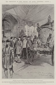 Die Krönung von König Edward und Königin Alexandra, 9. August von Melton Prior