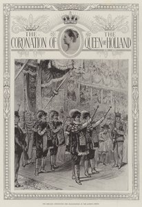 Die Krönung der Königin von Holland von Melton Prior