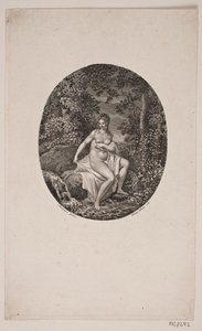 Badende Frau