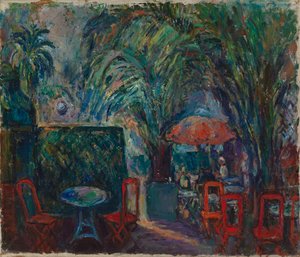 Französisches Straßencafé von Meri Genetz