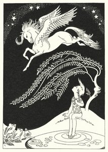 Pegasus kam in weiten Kreisen herab