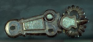 Merowingische Kunst: Gürtelschnalle. Paris, Musée Carnavalet
