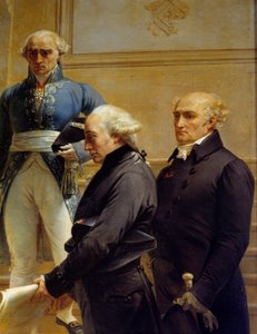 Porträt des französischen Architekten Pierre Francois Leonard Fontaine (1762-1853) (Detail) von Merry Joseph Blondel