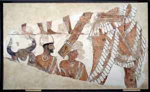 Mesopotamien: der Opfernde (Detail)