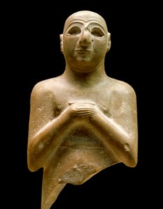 Kunst von Mesopotamien: Statue von Lugaldalu (Orant)