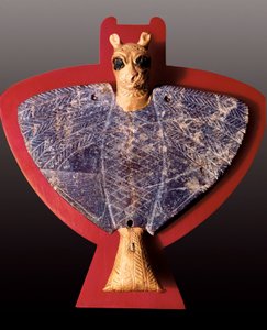 Mesopotamien: Adler mit Löwenkopf (Statuette aus dem Schatz der Ur-Dynastie) von Mesopotamian Mesopotamian