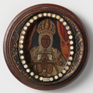 Schwarze Madonna, anonym, 1650-99 von Mexican School