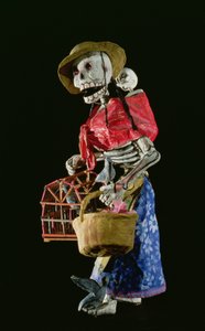 Figur für den Tag der Toten von Mexican School