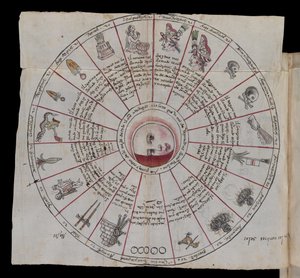 MS Hunter 242, Einlage fol.177-178 (Feder & Tinte auf Papier) von Mexican School