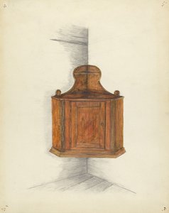 Eckschrank, ca. 1953 von Meyer Goldbaum