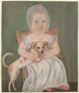 Kind mit Haustierhund von Micah Williams