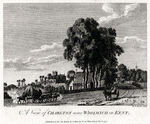 Eine Ansicht von Charlton bei Woolwich in Kent, 1775