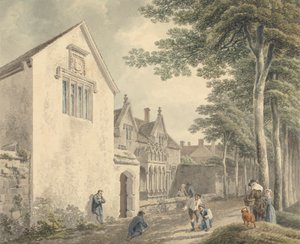 Armenhäuser im Kirchhof von St. Cuthbert, Wells