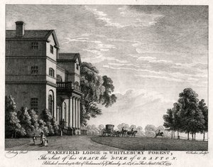 Wakefield Lodge im Whitlebury Forest, Northamptonshire, 1774 von Michael Angelo Rooker