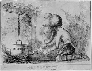 Guter Herr: Was ist die Ursache Ihrer Verstimmung, ca. 1861 von Michael Angelo Woolf