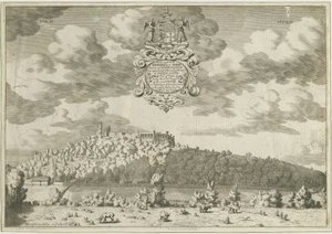 Dudley Castle: Kupferstich, nd [1653-1686] (Druck) von Michael Burghers